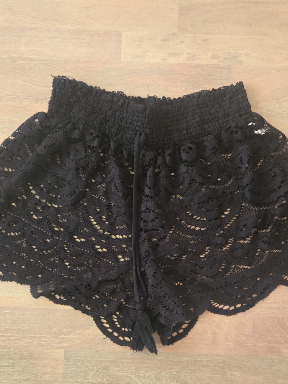 Black Lace Cover Up Shorts